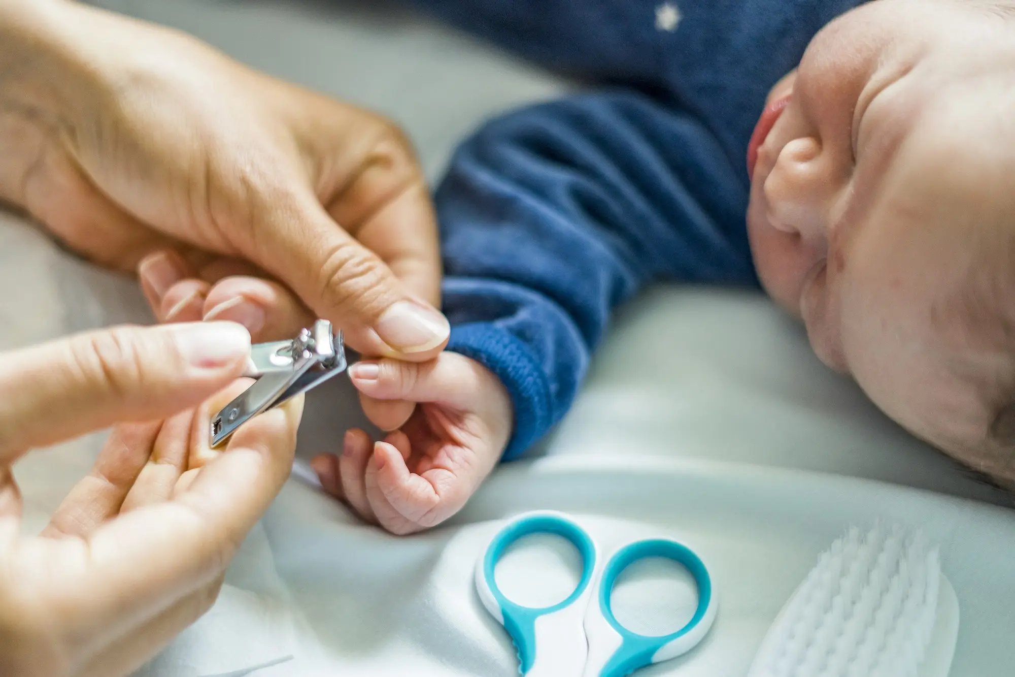 Técnica de corte de uñas en bebes