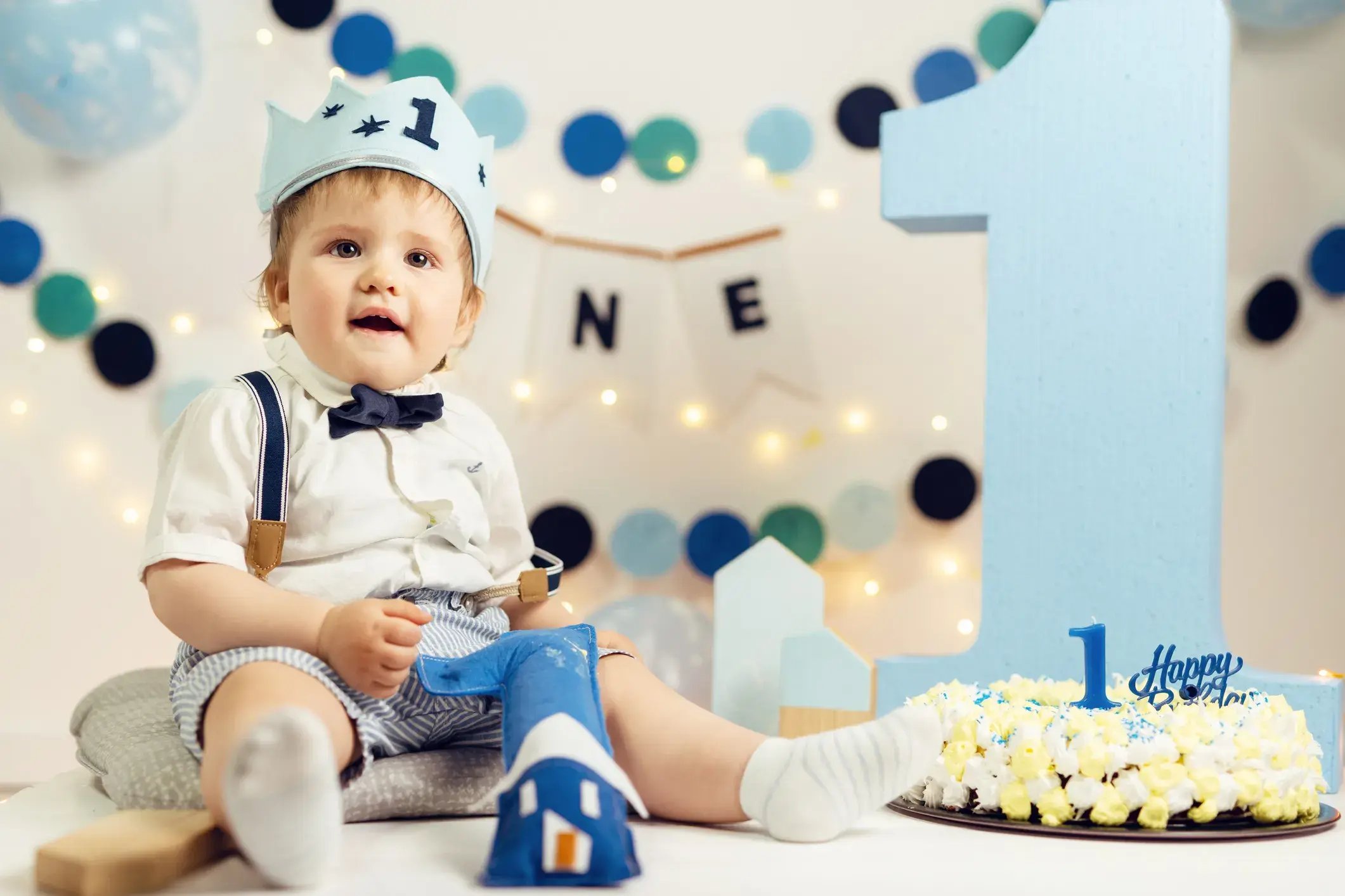 decoración cumpleaños un año niño