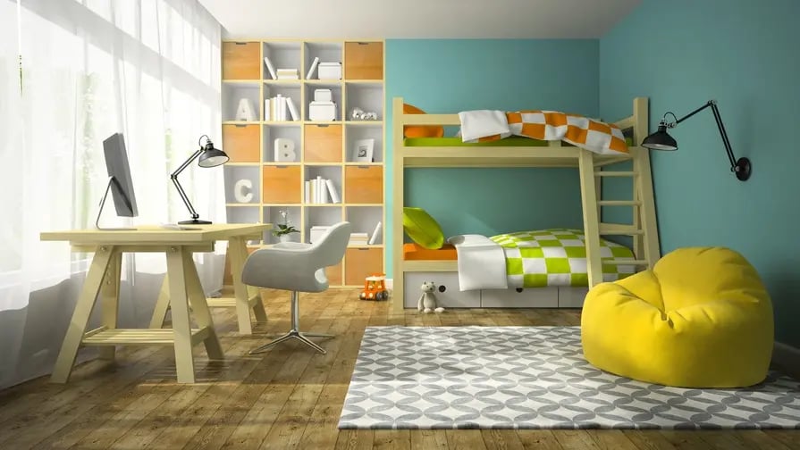 habitaciones para niños en espacios pequeños